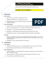 Criminal Law Outline Fall 08