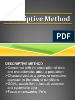 Descriptive Method - Group 3