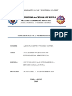 Servgein Catacaos Planta de Procesamiento de Productos Hidrobiologicos de Pota