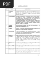 Banking Glossary 2011