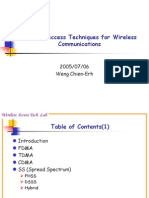 Multiple Access Techniques For Wireless Communications