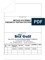 0051-1104 Method Statement Pneumatic Testing