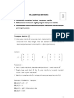 Transpose Matriks m3