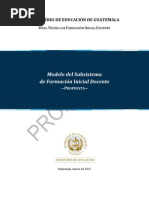 Propuesta de Modelo Del Subsistema de FID Versión Final