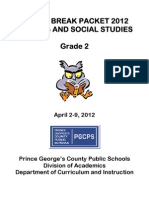 2012 Grade - 2 - Spring - Break - Reading and Social Studies Packet