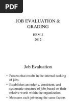 Job Evaluation &amp Grading - PPT Hrm2