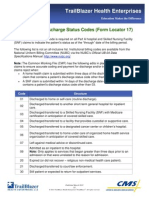 Trailblazer Health Enterprises: Part A Ub-04 Discharge Status Codes (Form Locator 17)