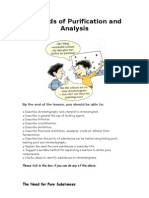 Methods of Purification and Analysis Teach