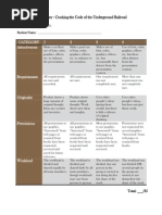 Photostory Rubric