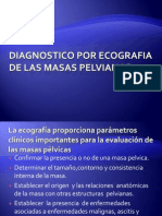 Diagnostico Por Ecografia de Las Masas Pelvianas