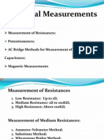 I) Measurement of Resistance