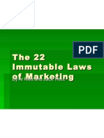 22 Immutable Laws of Marketing