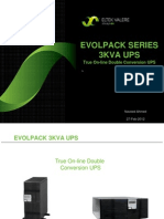 EVOLPACK 3KVA UPS Presentation Slides