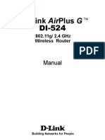 D-Link DI-524 Manual