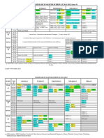 VKI RESEARCH MASTER SCHEDULE 2011-2012 (Issue 9) : Week Time Monday Tuesday Wednesday Thursday Friday Week 40