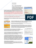 Network Setup VFM 30