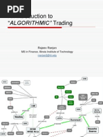 An Introduction To "ALGORITHMIC" Trading: Rajeev Ranjan