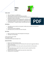 Softball Rules Simplified