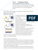 Las Mil Caras de La Electricidad. Resistencia e Intensidad.: Actividad #2 Conocimientos Previos