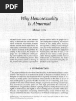 Levin Why Homosexuality Abnormal