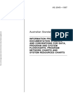 As 2645-1987 Information Processing - Documentation Symbols and Conventions For Data Program and System Flowc