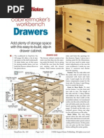 Cabinetmakers Workbench Drawers