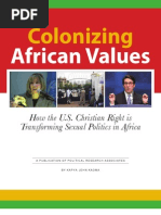 Colonizing African Values