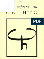 Cahier Du CELHTO N°1 (1986)