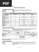 MSDS-Permatex High Temp RTV 81160