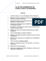 Manual de Procedimientos de Laboratorio Clinico Veterinario 2