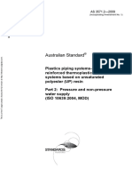 As 3571.2-2009 Plastics Piping Systems - Glass-Reinforced Thermoplastics (GRP) Systems Based On Unsaturated P