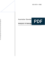 As 4010-1992 Analysis of Detergents