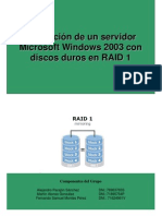 Configuracion RAID