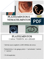 Apresentação 1 - Platelmintos e Nematelmintos