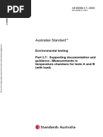 As 60068.3.7-2003 Environmental Testing - Supporting Documentation and Guidance - Measurements in Temperature