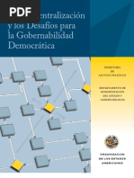 La Descentralización y Los Desafíos para La Gobernabilidad Democrática - Por OEA