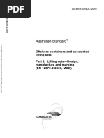 As en 12079.2-2010 Offshore Containers and Associated Lifting Sets Lifting Sets - Design Manufacture and Mark