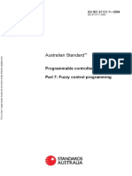 As IEC 61131.7-2004 Programmable Controllers Fuzzy Control Programming