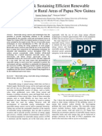 Devloping & Sustaining Efficient Renewable Energy Source For Rural Areas in Papua New Guinea