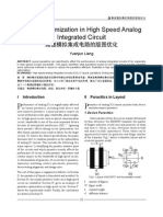 High Speed Layout Analog