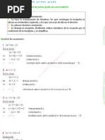 Ejercicios Resueltod de Ecuaciones de Primer y Segundo Grado