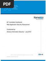 Candidate Dashboard WASA Report July 2012