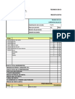 Recetas Standarizadas SENA