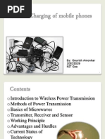 Seminar On Wireless Charging of Mobile Devices