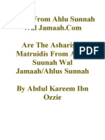  Are The Asharis & Matruidis From Ahlus Suunah Wal Jamaah/Ahlus Sunnah