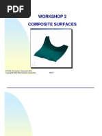 Workshop 2 Composite Surfaces: WS2-1 PAT302, Workshop 2, December 2004 2004 MSC - Software Corporation