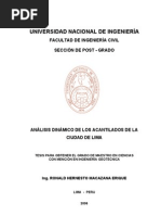 Analisis Dinamico de Los Acantilados de La Ciudad de Lima - Geomorfologia Miraflores