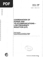 HB 101-1997 (CJC 5) Coordination of Power and Telecommunications - Low Frequency Induction (LFI) - Code of Pra