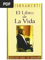 El Libro de La Vida (Jiddu Krishnamurti)