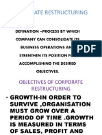 Corporate Restructuring